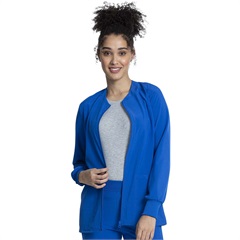CKA384, Zip Front Scrub Jacket